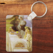 Bij Aphrodite's Cradle by Sir Lawrence Alma Tadema Sleutelhanger (Achterkant)