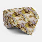 Bij Aphrodite's Cradle by Sir Lawrence Alma Tadema Stropdas (Opgerold)