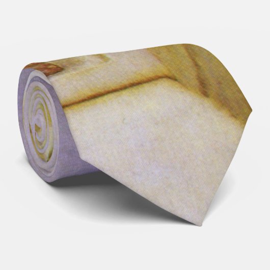 Bij Aphrodite's Cradle by Sir Lawrence Alma Tadema Stropdas (Opgerold)