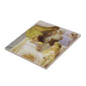 Bij Aphrodite's Cradle by Sir Lawrence Alma Tadema Tegeltje (Zijkant)