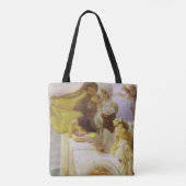 Bij Aphrodite's Cradle by Sir Lawrence Alma Tadema Tote Bag (Achterkant)