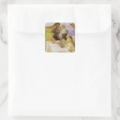 Bij Aphrodite's Cradle by Sir Lawrence Alma Tadema Vierkante Sticker (Tas)