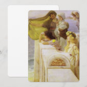 Bij Aphrodite's wieg door Sir Lawrence Alma Tadema (Voorkant / Achterkant)