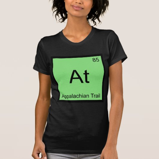 Bij - Appalachian Trail Scheikunde Element Symbool T-shirt (Voorkant)