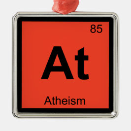 Bij - Atheïsme Filosofie Chemie Symbool Metalen Ornament
