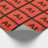 Bij - Atheïsme Filosofie Scheikunde Symbool Cadeaupapier (Hoek)