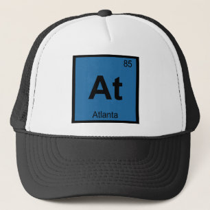 Bij - Atlanta Georgia Stad Chemie Periodiek Systee Trucker Pet