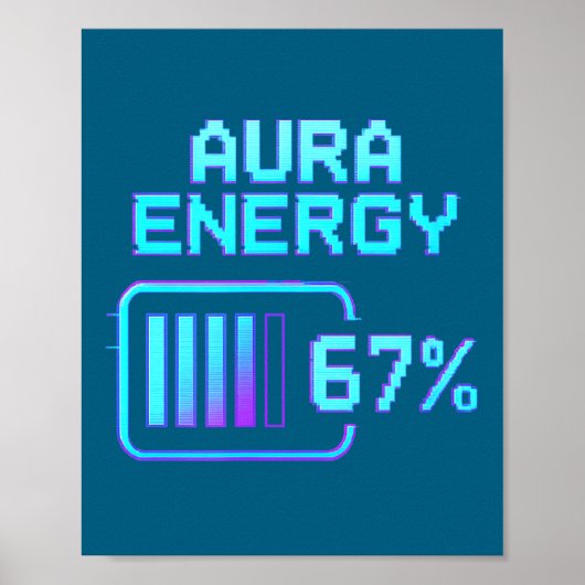 Bij Aura Energy 67 Zes Zeven Poster (Voorkant)