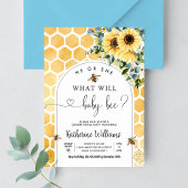 Bij Baby Honing Bij Geslacht Reveal Kaart