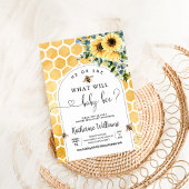 Bij Baby Honing Bij Geslacht Reveal Kaart