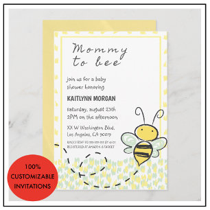 Bij baby shower uitnodigingen geslacht neutraal ge