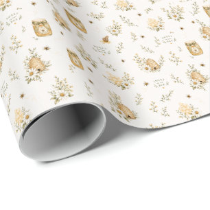 Bij baby shower, zo zoet als bij-verpakkings papie cadeaupapier
