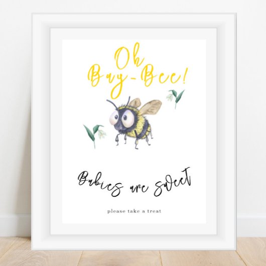 Bij - Baby's zijn schattig Poster