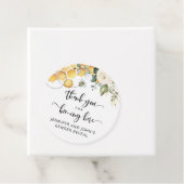 Bij, bedankt voor je aanwezigheid bedankjes labels (In situ)