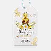 Bij bedankt voor je aanwezigheid cadeaulabel (Voorkant)
