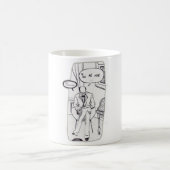 Bij behandeling koffiemok (Center)