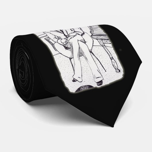 Bij behandeling stropdas (Opgerold)