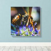 Bij bewust 30 cm x 30 cm, 3,8 cm, enkele canvas me afdruk (Insitu (Houten vloer))