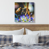 Bij bewust 30 cm x 30 cm, 3,8 cm, enkele canvas me afdruk (Insitu (Slaapkamer))