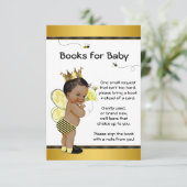 Bij Breng Een Boek Baby shower Inzetstuk Kaarten (Staand voorkant)