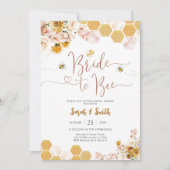 Bij-bridal-showeruitnodiging Kaart (Voorkant)