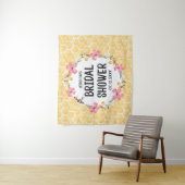 Bij bruiloft achterwand Bruid Tot Bij Aangepast Wandkleed (In situ)