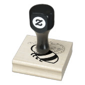 Bij cartoon rubberstempel (Stempel)