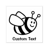 Bij Cartoon Zelfinktende Stempel (Design)