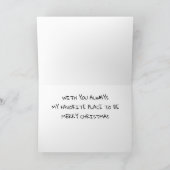 BIJ CHRISTMAS/ELKE DAG AAN DE ZIJDE VAN U KARTJE KAART (Binnen)