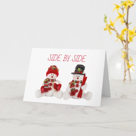 BIJ CHRISTMAS/ELKE DAG AAN DE ZIJDE VAN U KARTJE KAART (Gele Bloem)