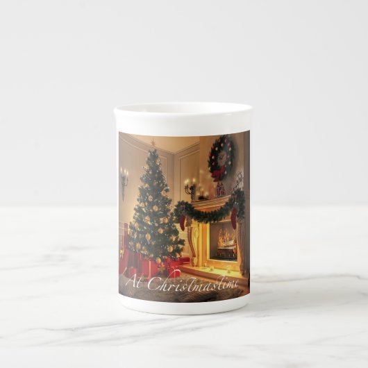 Bij Christmastime Hoesje Art Collectible Mok (Voorkant)