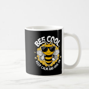 Bij cool blijf kalm en blijf bijen funny bijen lie koffiemok