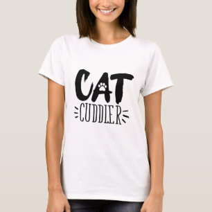 bij Cuddler Happy Cuddler esthetische kat Afbeeldi T-shirt