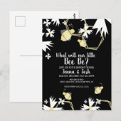 Bij Daisy en bloemengenderonthulling Briefkaart (Voorkant / Achterkant)