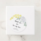 Bij dank je voor het hier zijn bedankjes labels (In situ)