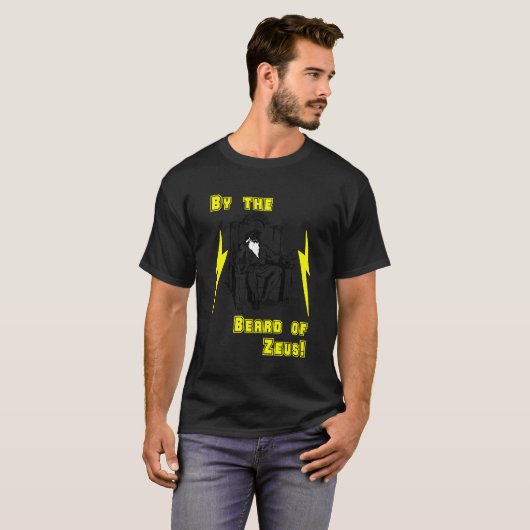 Bij de baard van Zeus! T-shirt (Voorkant volledig)