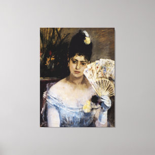 Bij de bal canvas afdruk