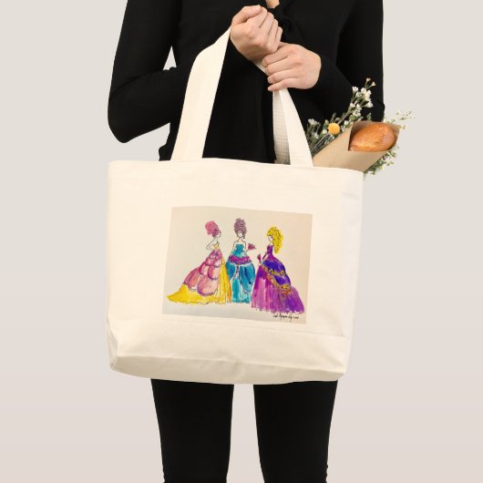 "Bij de bal" Canvas tas (Voorkant (product))
