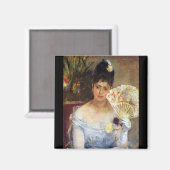 Bij de bal van Berthe Morisot Magneet (Voorkant / Achterkant)