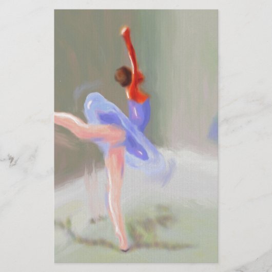 Bij de ballet briefpapier (Voorkant)