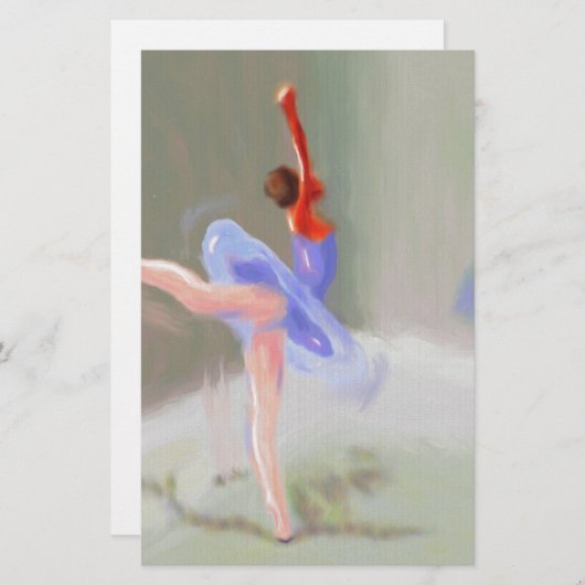 Bij de ballet briefpapier (Voorkant / Achterkant)