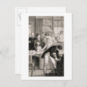 Bij de Bank, c.1800 (graving) Briefkaart (Voorkant / Achterkant)