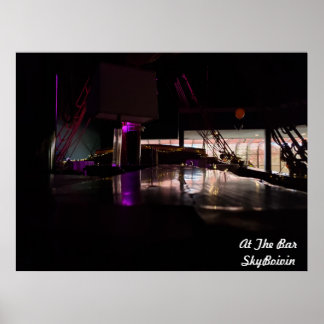 bij de bar poster