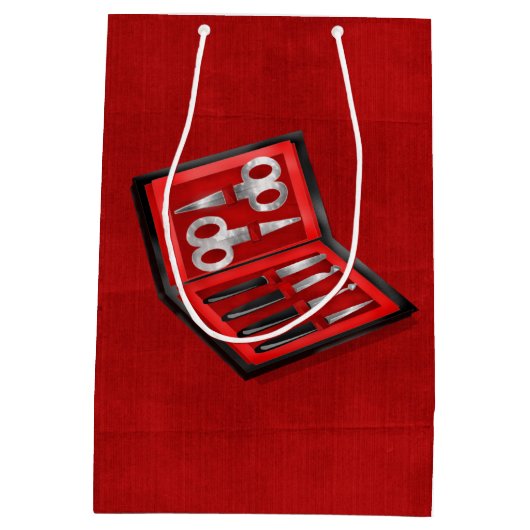 Bij de Barberwinkel Medium Cadeauzakje (Achterkant)