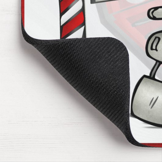 Bij de Barberwinkel Muismat (Hoek)