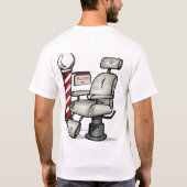Bij de Barberwinkel T-shirt (Achterkant)