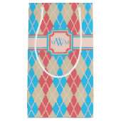 Bij de Beach Argyle Gift Bag Klein Cadeauzakje (Voorkant)