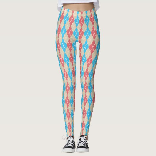 Bij de Beach Argyle-Leggings Leggings (Voorkant)