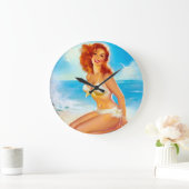 Bij de Beach Pin up Grote Klok (Huis)