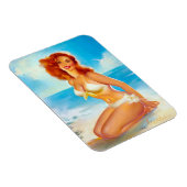 Bij de Beach Pin up Magneet (Rechterzijde)
